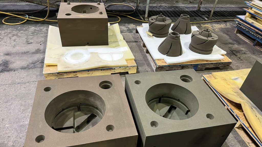 Rapid prototyping: 3D-printed molds and cores