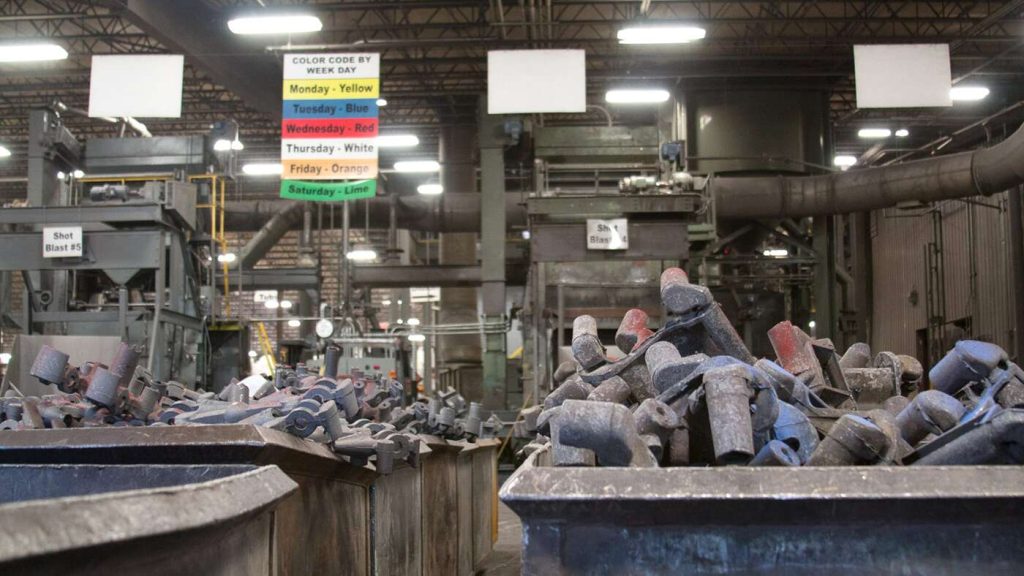 Finishing: lean manufacturing staging area