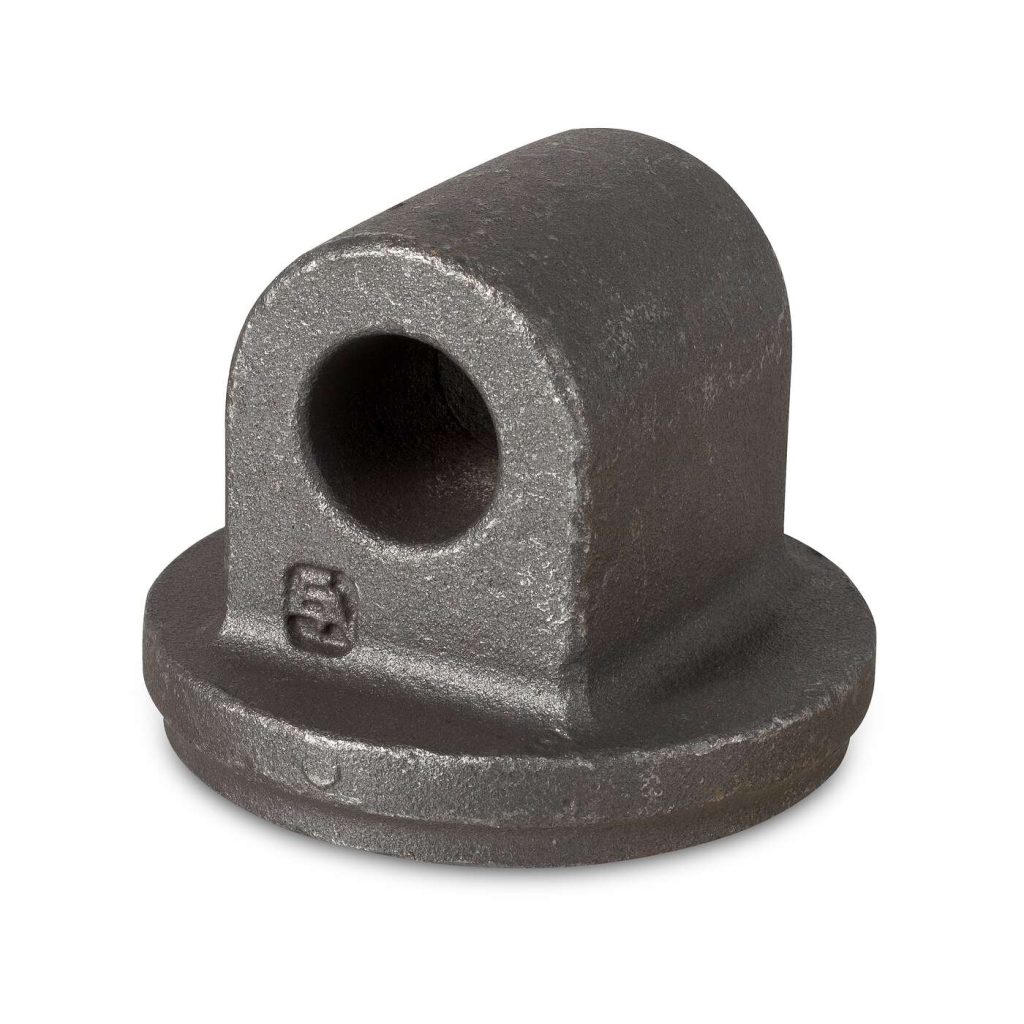 High-strength carbon steel cylinder end