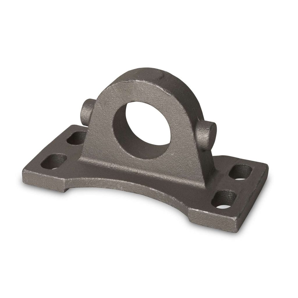 Carbon steel shaft support